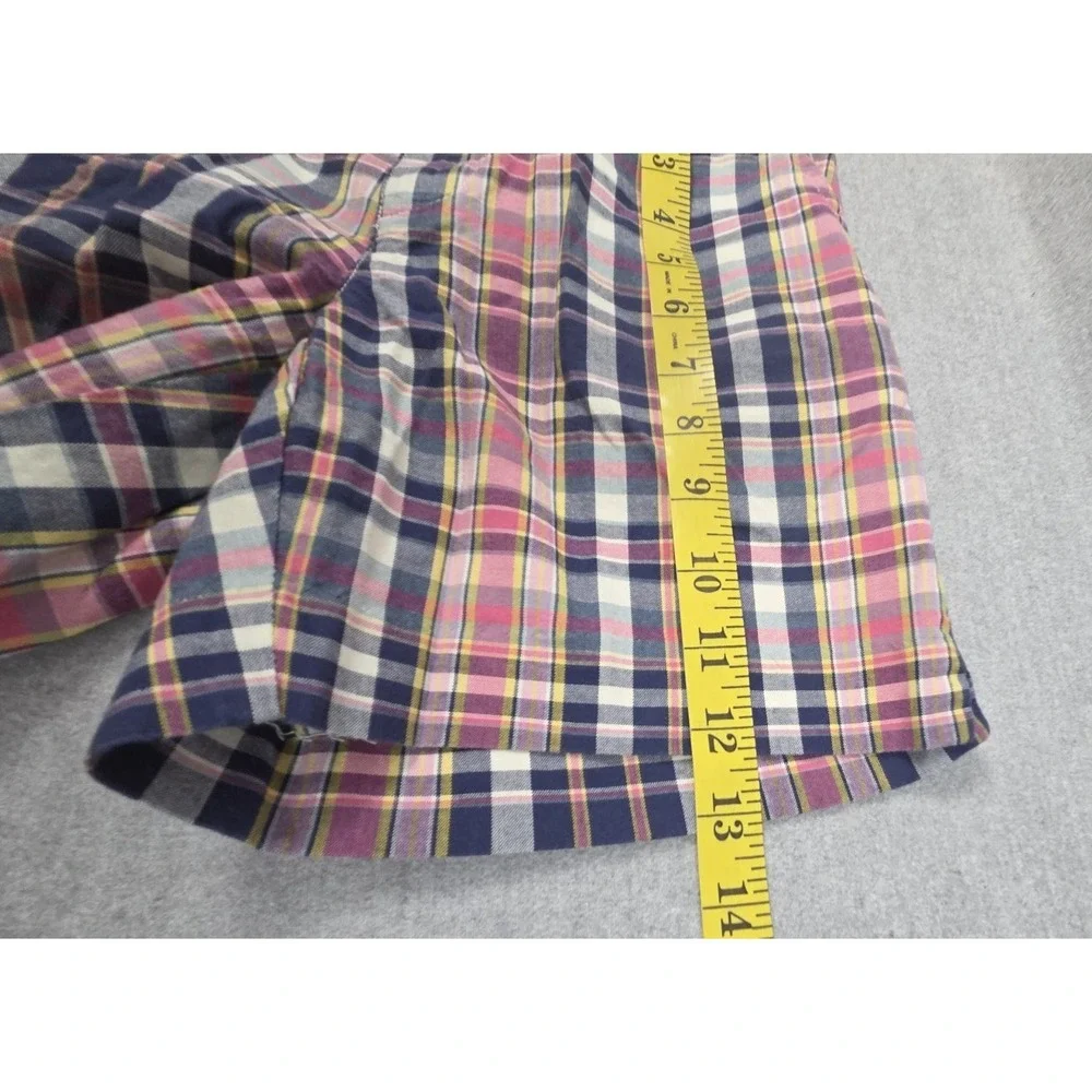 Ralph Lauren Boys 12 madras multi-colored Chino shorts‎ Preppy Logo Beach